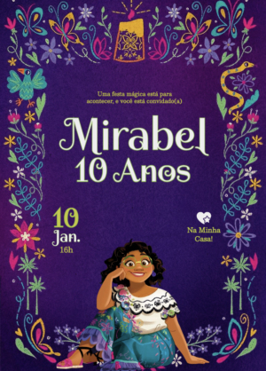 Convite Encanto - Modelo 03