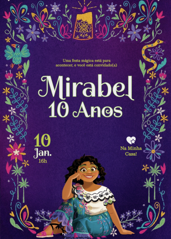 Convite Encanto - Modelo 03